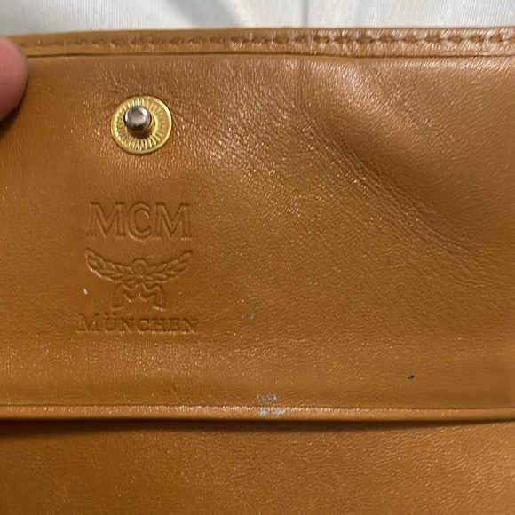 MCM Visetos Short Trifold Wallet - Picture 9 of 14